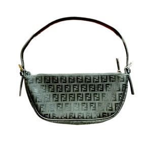 Black Fendi Zucchino Pochette